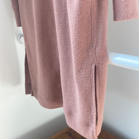 Abercrombie & Fitch Soft A&F Cozy Small Dusty Rose Long Duster Cardig… - Picture 3 of 8